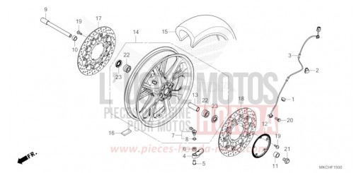 ROUE AVANT GL1800BDM de 2021